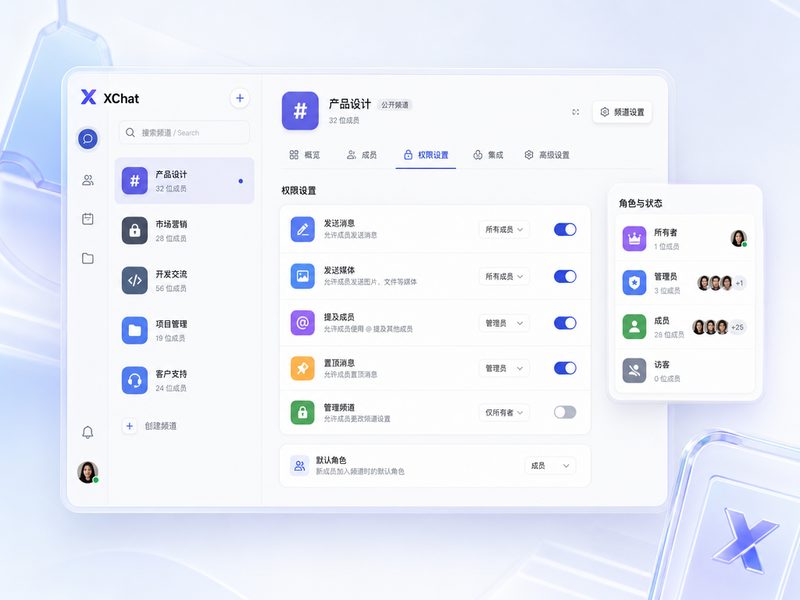 XChat 极致通讯体验背景图